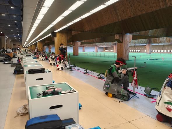 Maksimilijan Žarić na svetovnem pokalu ISSF v Hangzhouju