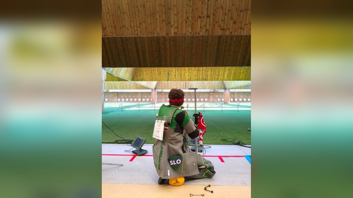 Maksimilijan Žarić na svetovnem pokalu ISSF v Hangzhouju